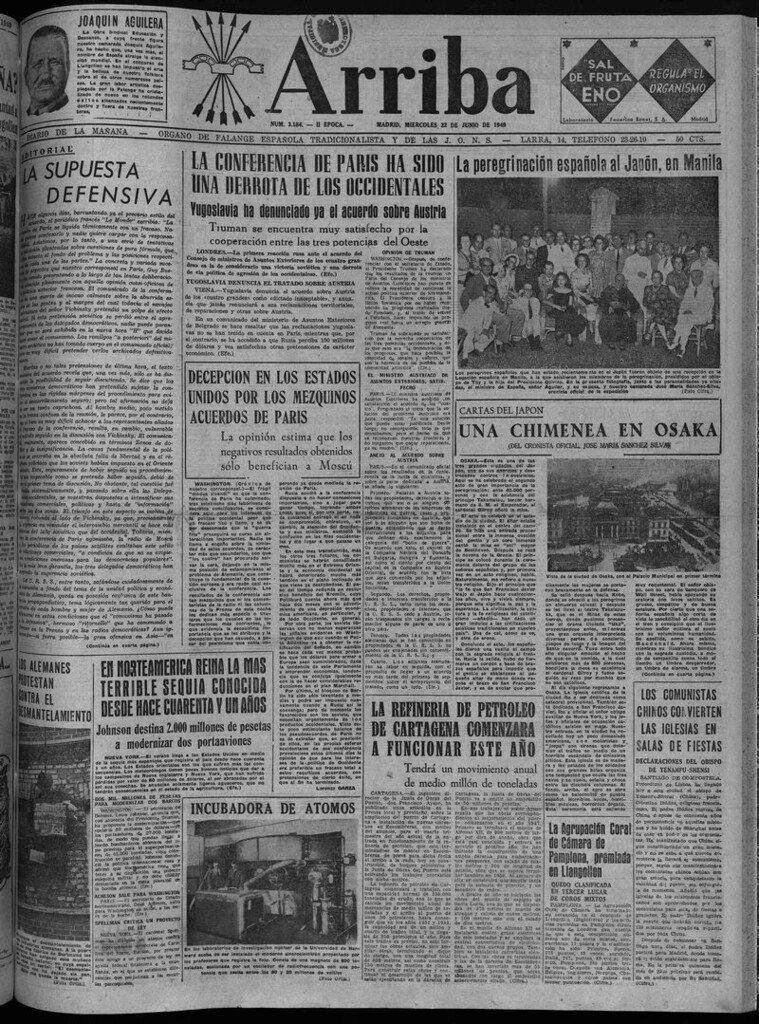 Miniatura de Arriba del 22 de junio de 1949