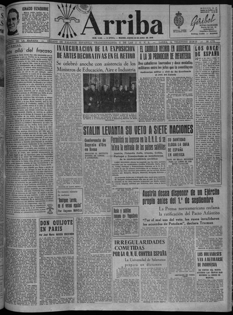 Miniatura de Arriba del 23 de junio de 1949