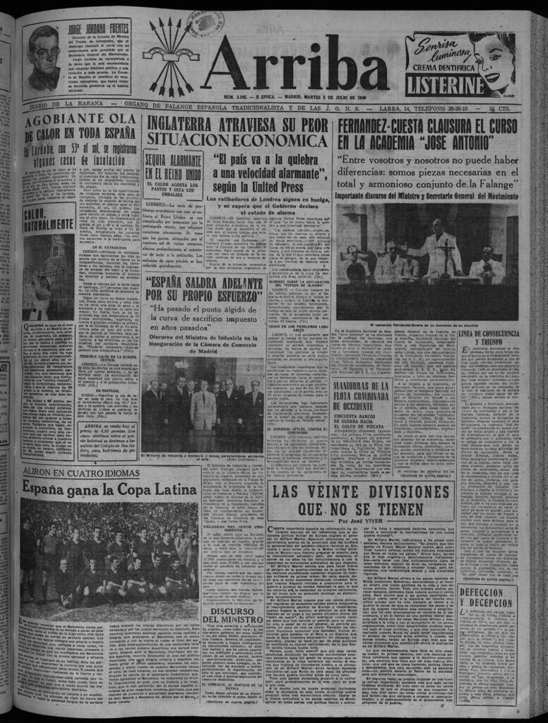 Miniatura de Arriba del 5 de julio de 1949
