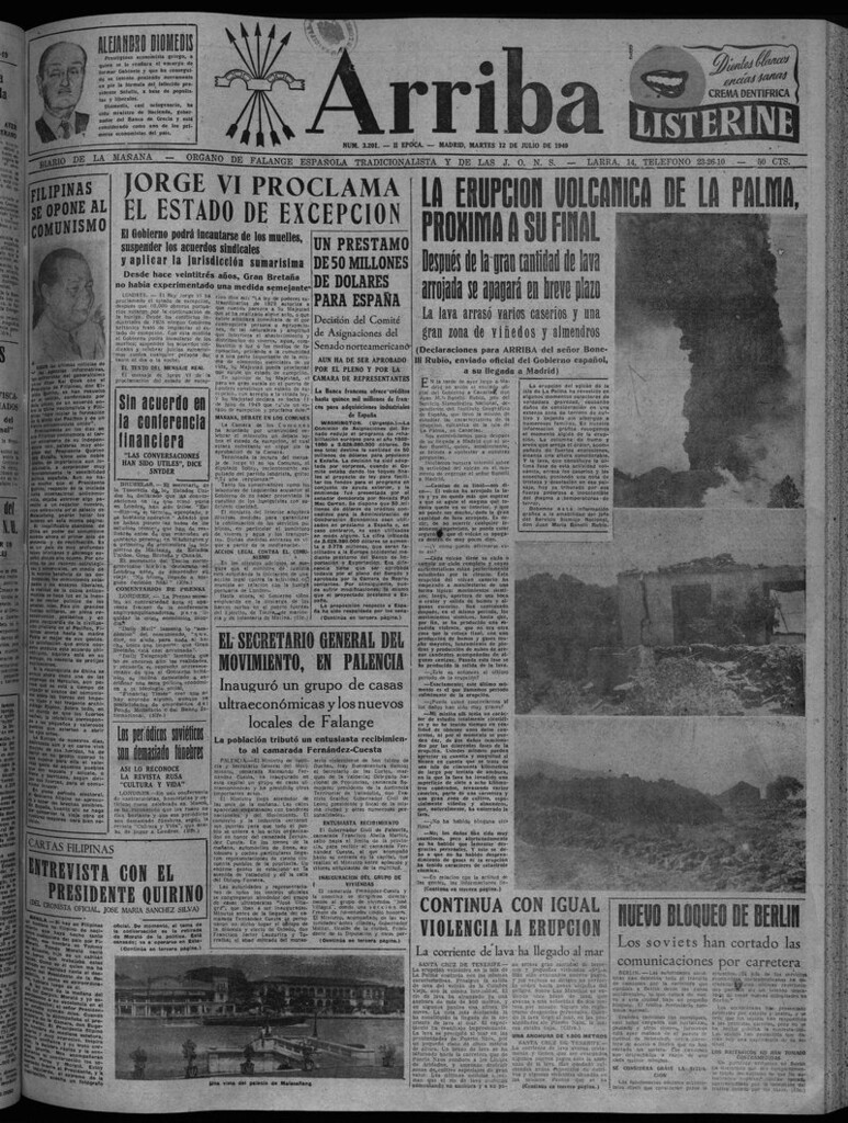 Miniatura de Arriba del 12 de julio de 1949