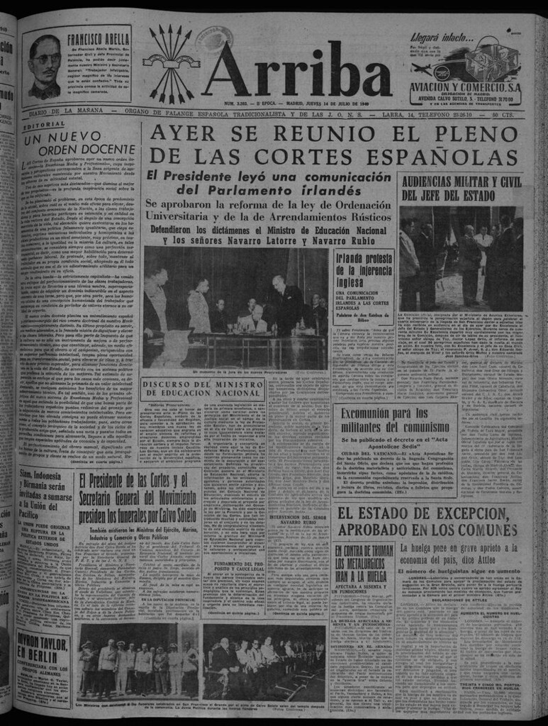 Miniatura de Arriba del 14 de julio de 1949