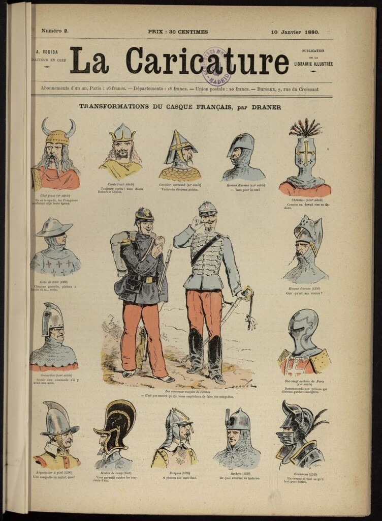 Miniatura de La Caricature del 10 de enero de 1880, nº 2