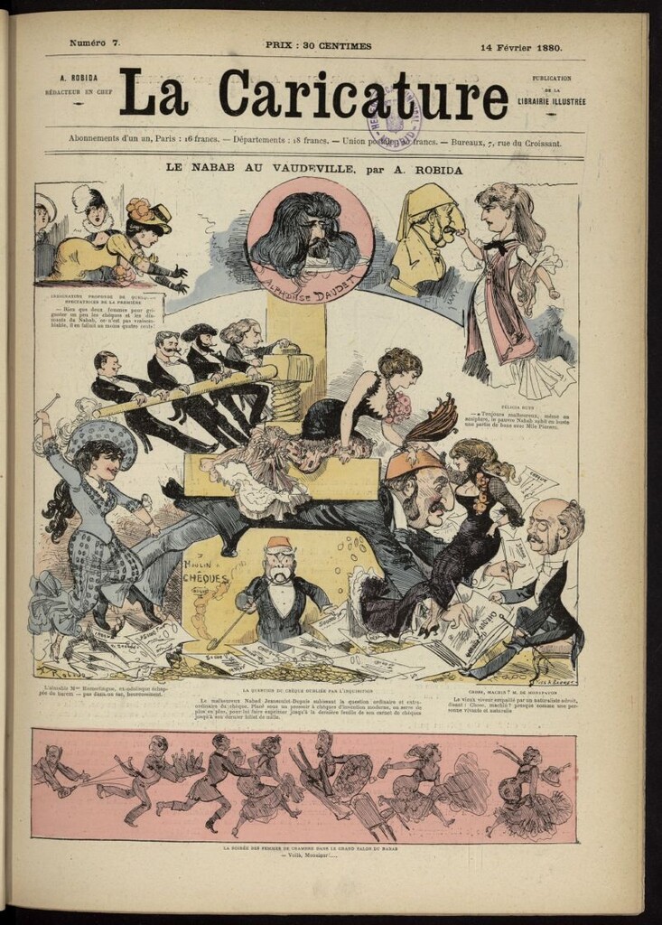 Miniatura de La Caricature del 14 de febrero de 1880, nº 7