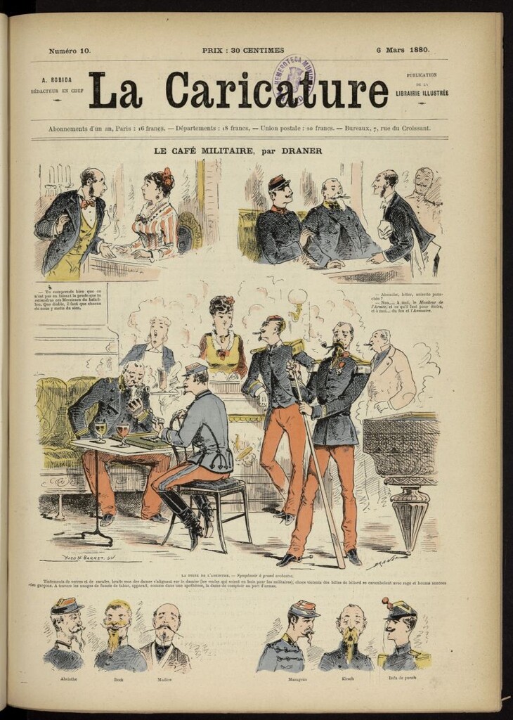 Miniatura de La Caricature del 6 de marzo de 1880, nº 10