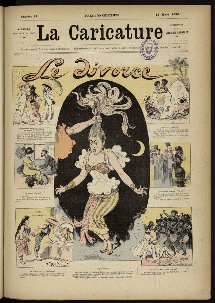 Miniatura de La Caricature del 13 de marzo de 1880, nº 11