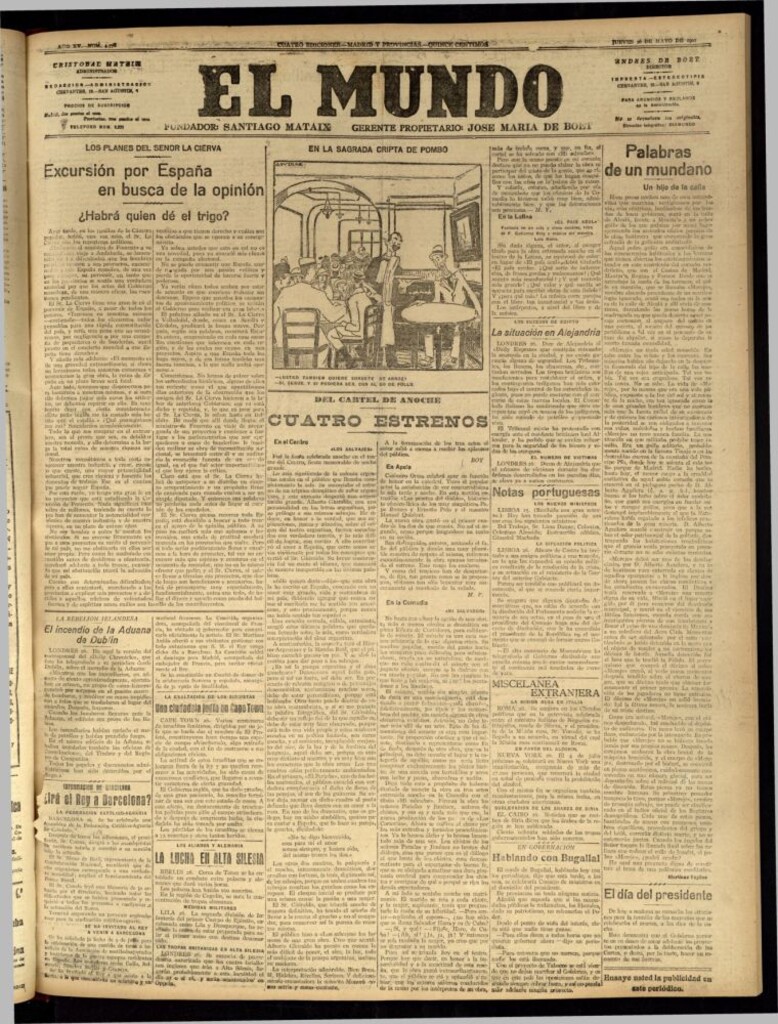 Miniatura de El Mundo del 26 de mayo de 1921