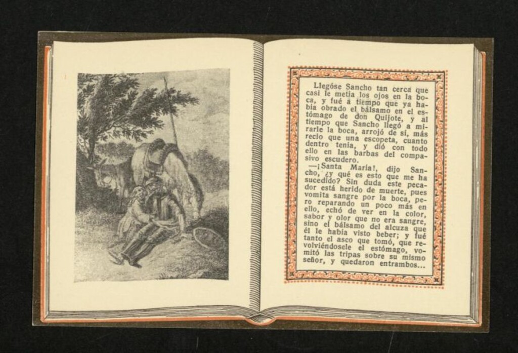 Miniatura de Aventuras de Don Quijote : colección de postales. Serie 1. Nº 9