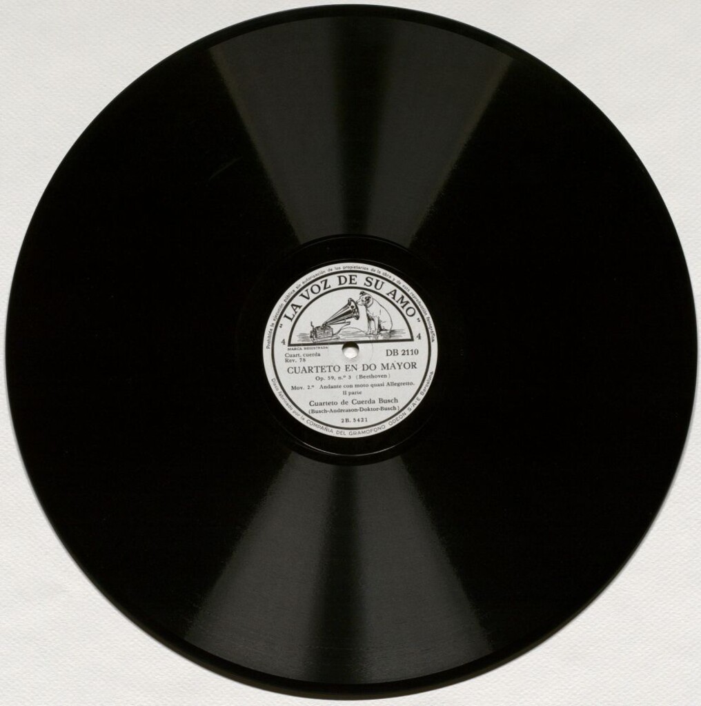 Miniatura de Cuarteto en do mayor, Op. 59, n.º 3. Movimiento 2º II parte