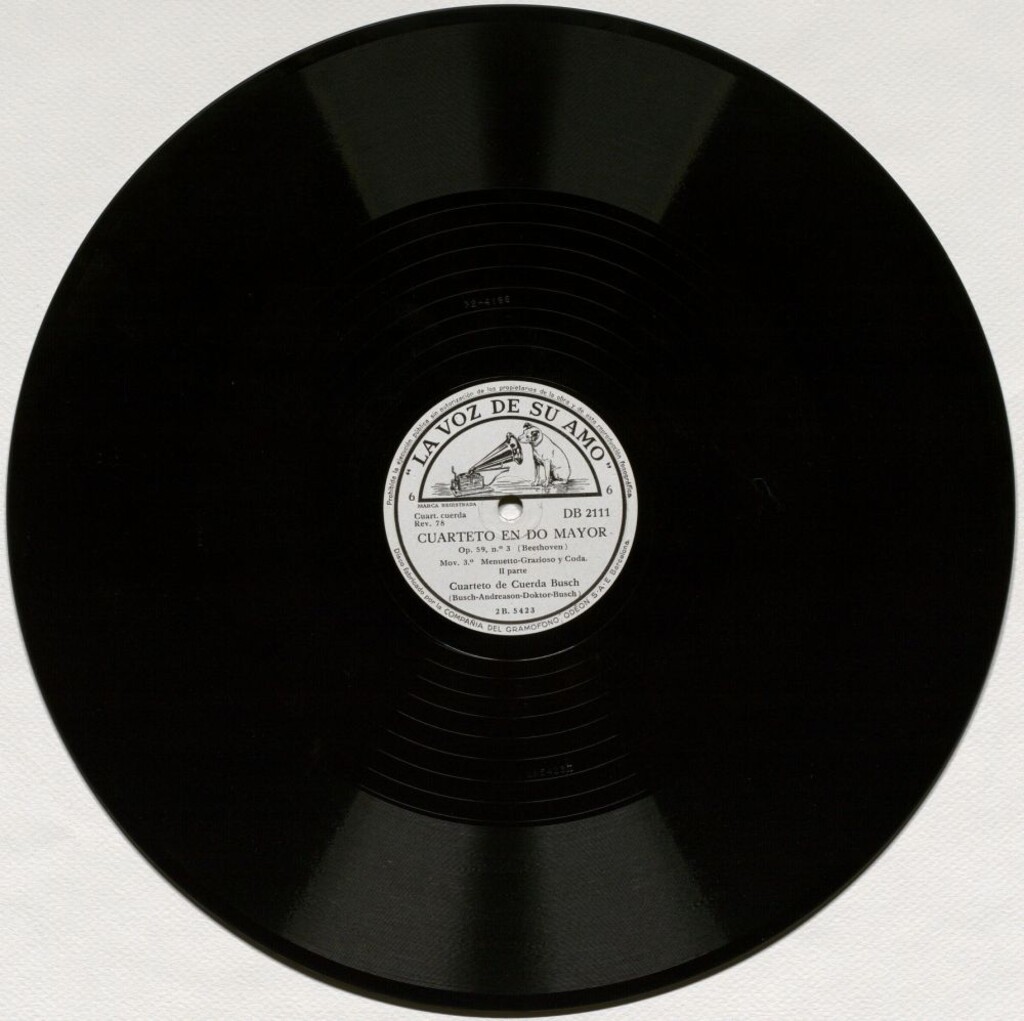 Miniatura de Cuarteto en do mayor, Op. 59, n.º 3. Movimiento 3º II parte