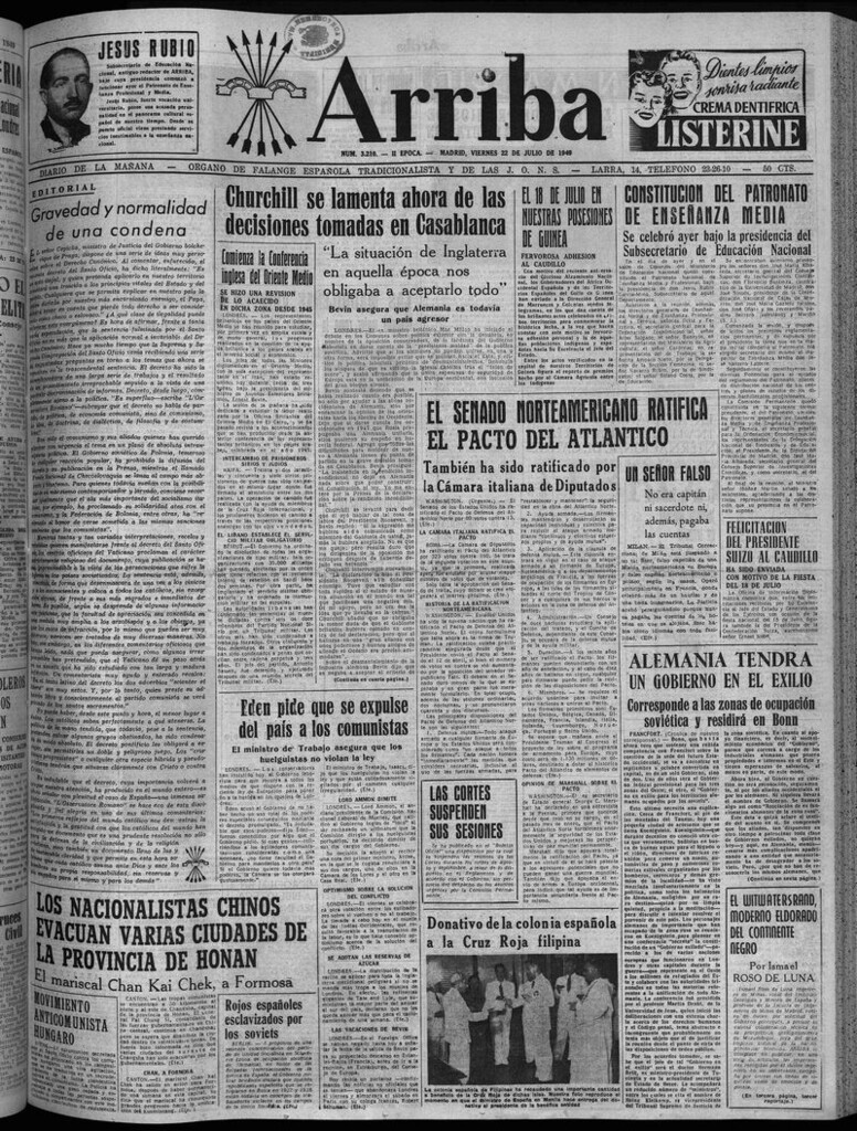 Miniatura de Arriba del 22 de julio de 1949