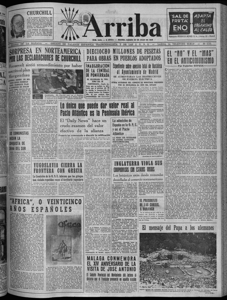 Miniatura de Arriba del 23 de julio de 1949