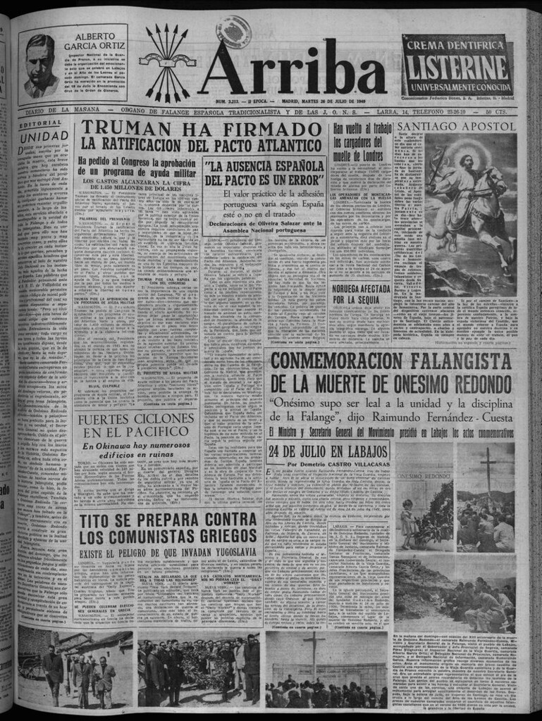 Miniatura de Arriba del 26 de julio de 1949