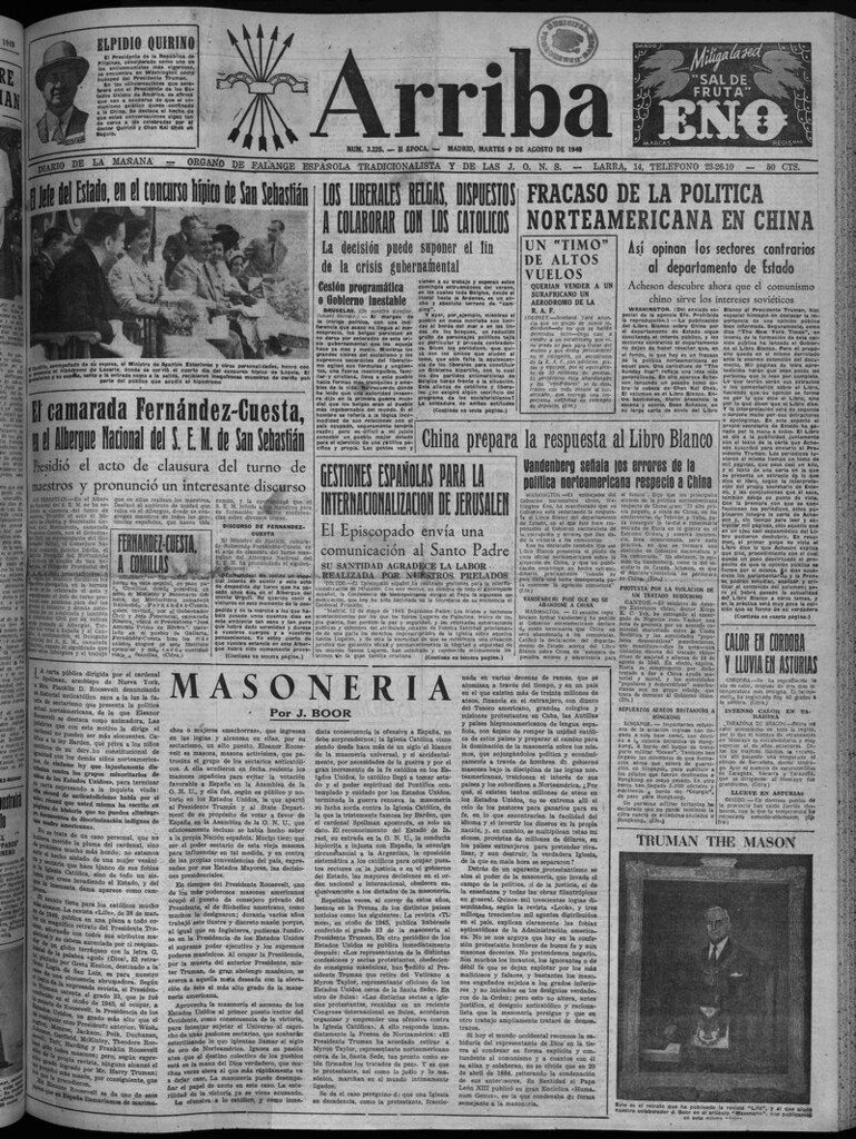 Miniatura de Arriba del 9 de agosto de 1949