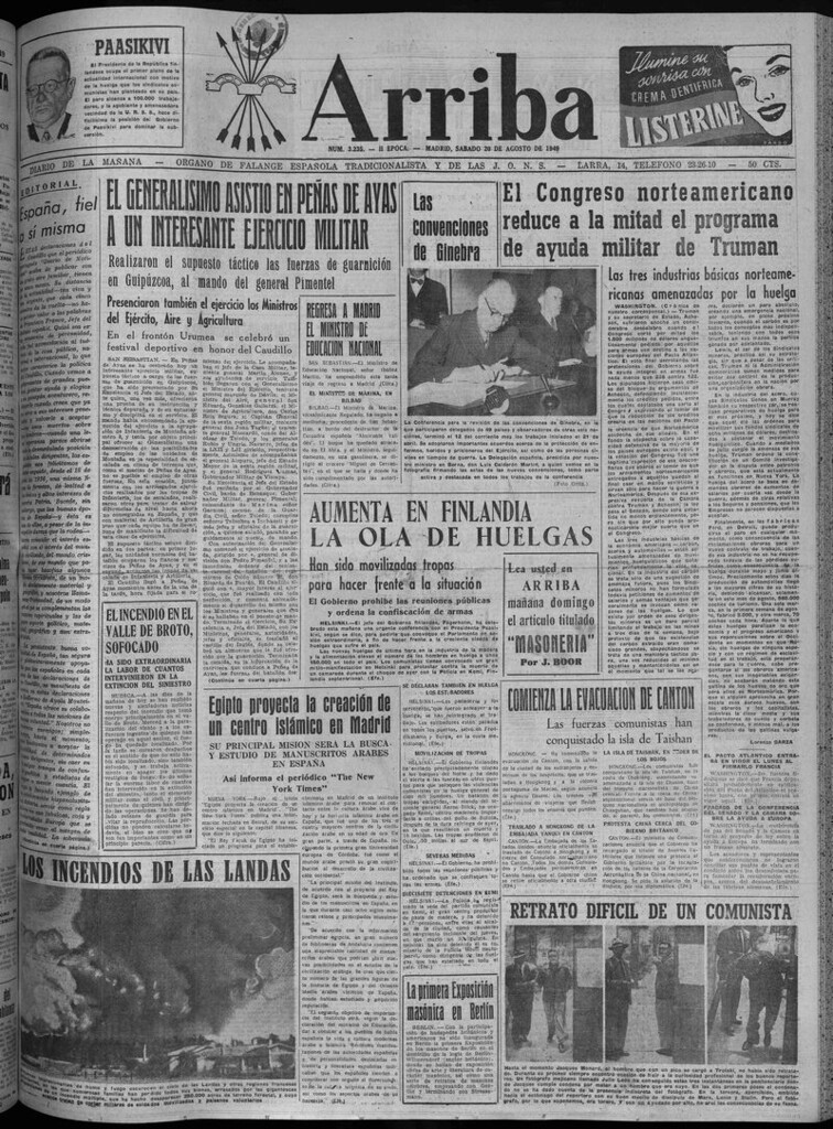 Miniatura de Arriba del 20 de agosto de 1949