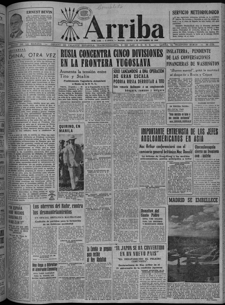 Miniatura de Arriba del 1 de septiembre de 1949