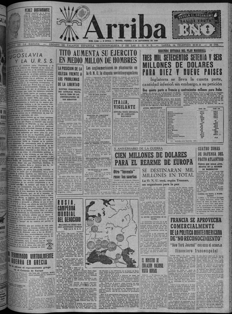 Miniatura de Arriba del 2 de septiembre de 1949
