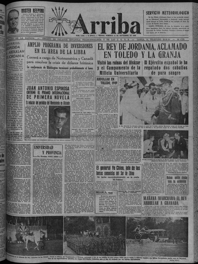 Miniatura de Arriba del 11 de septiembre de 1949