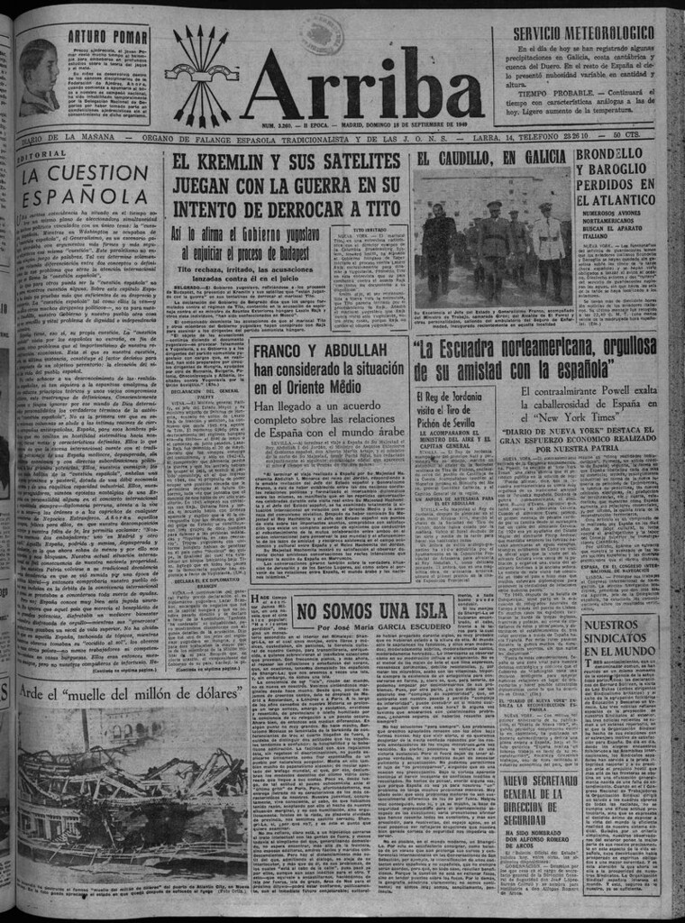 Miniatura de Arriba del 18 de septiembre de 1949