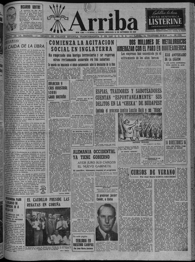 Miniatura de Arriba del 21 de septiembre de 1949