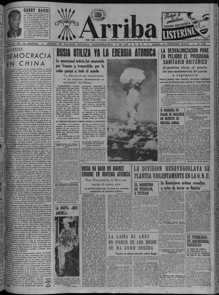 Miniatura de Arriba del 24 de septiembre de 1949