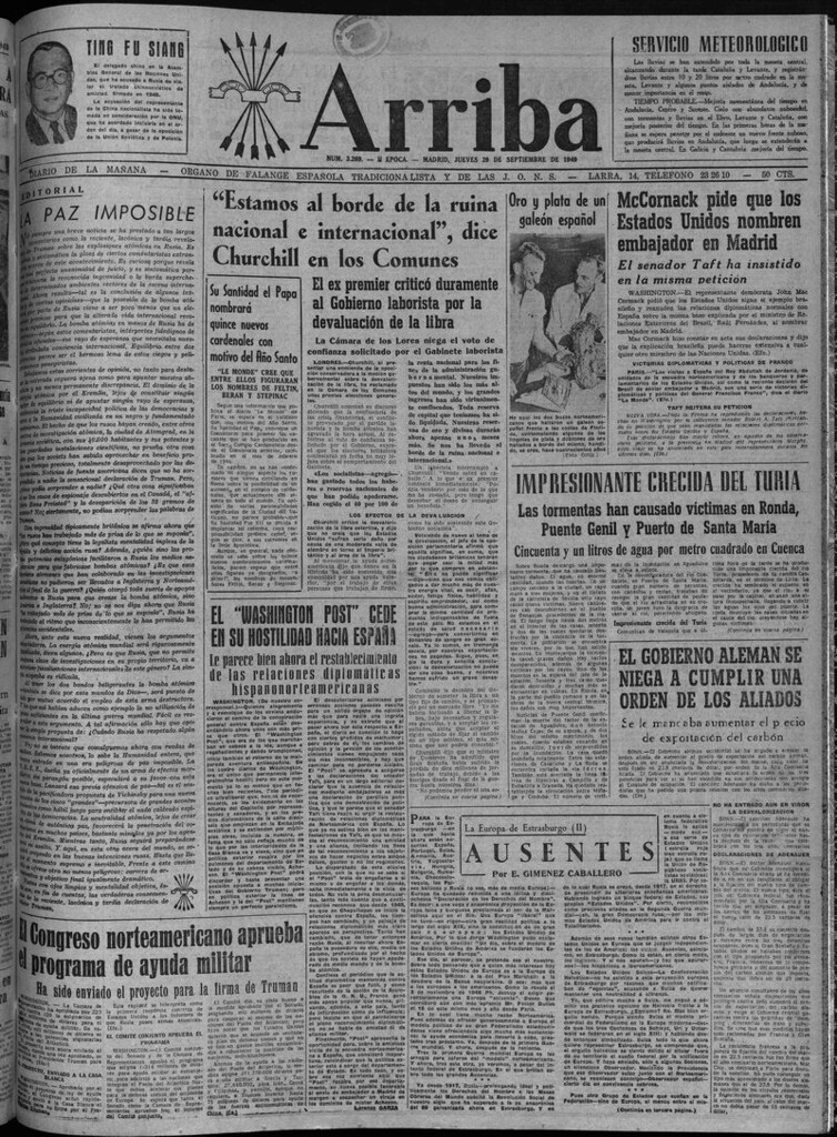 Miniatura de Arriba del 29 de septiembre de 1949