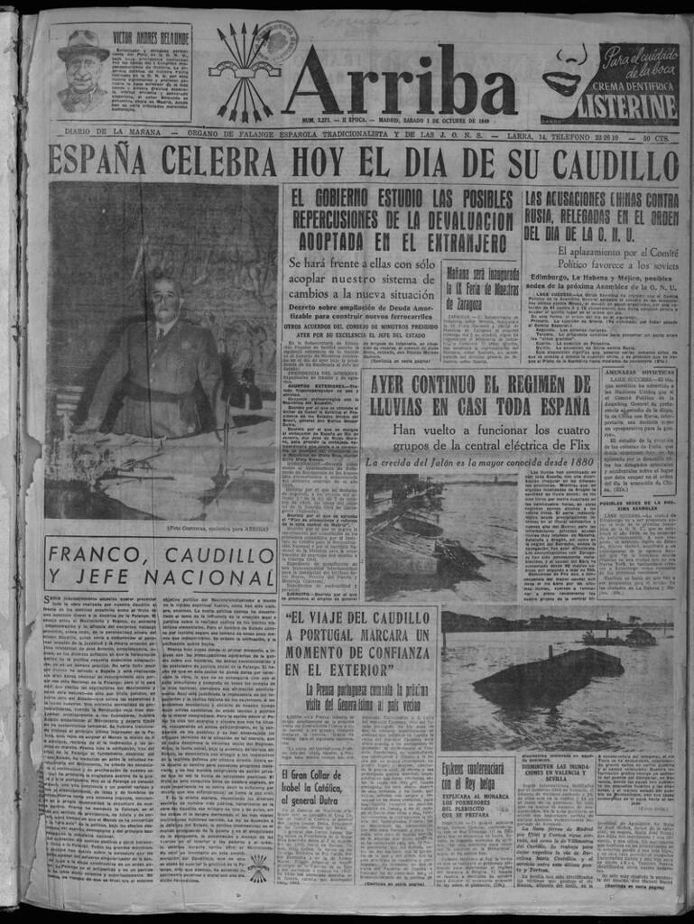 Miniatura de Arriba del 1 de octubre de 1949