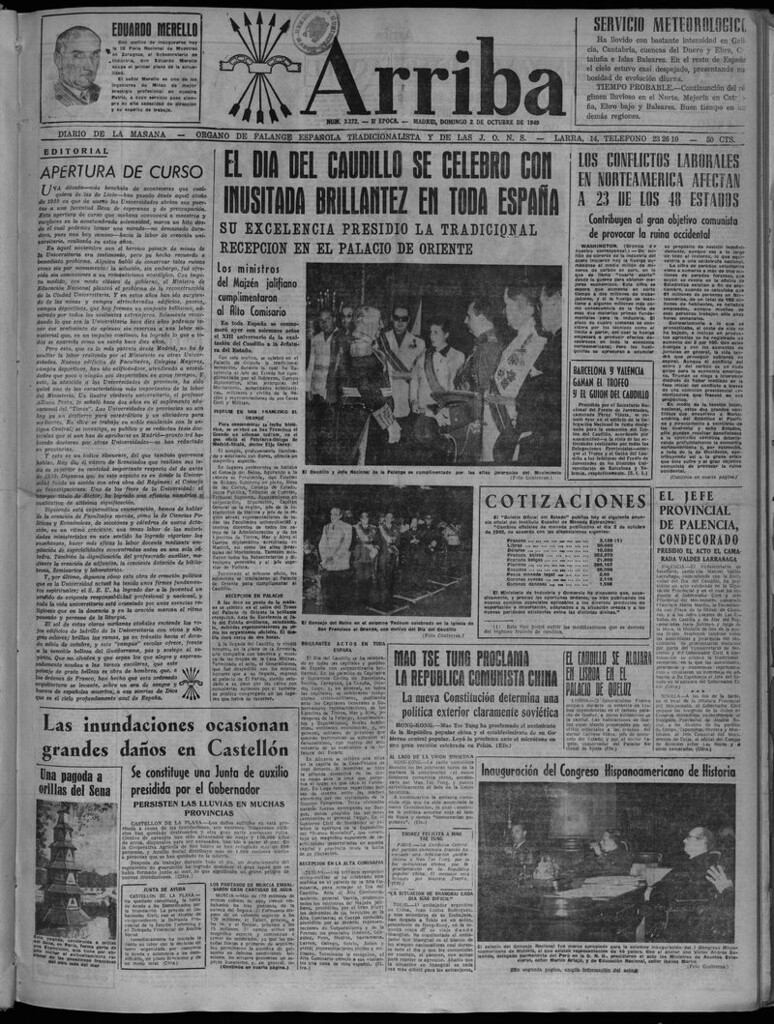 Miniatura de Arriba del 2 de octubre de 1949