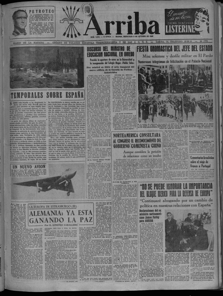 Miniatura de Arriba del 5 de octubre de 1949