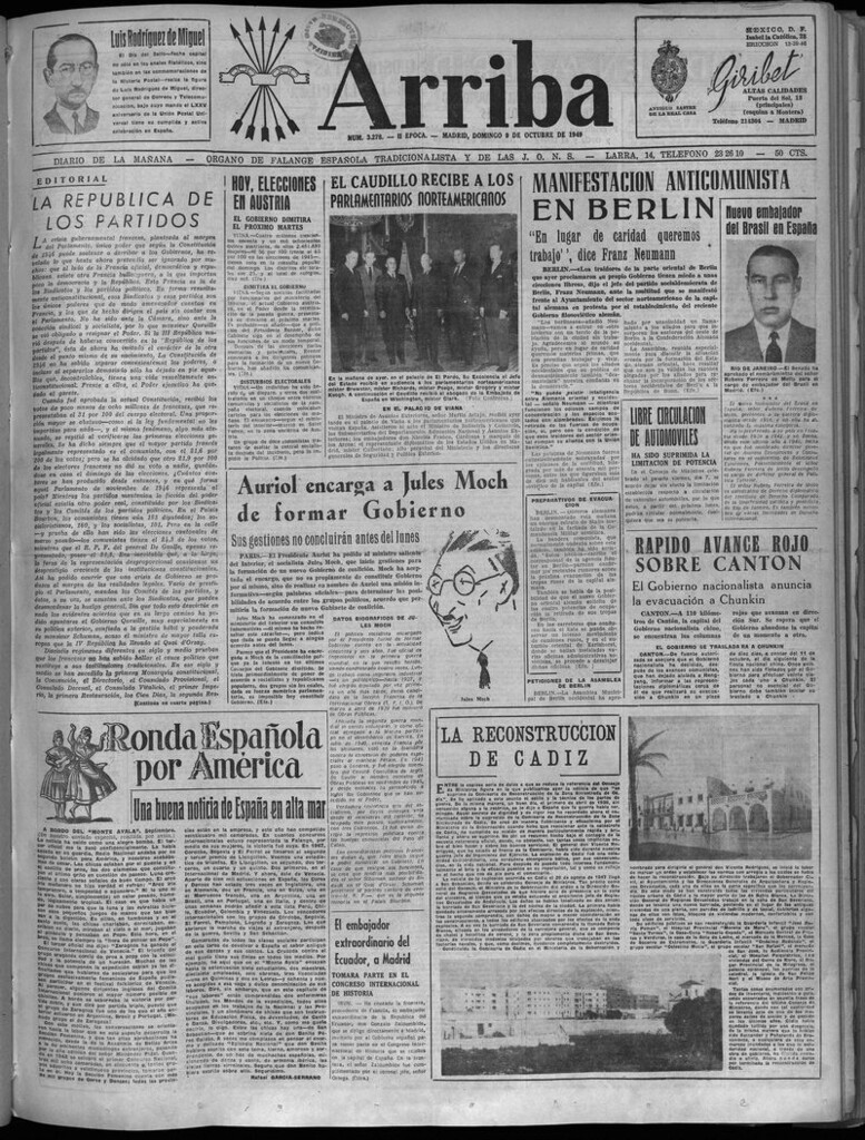 Miniatura de Arriba del 9 de octubre de 1949