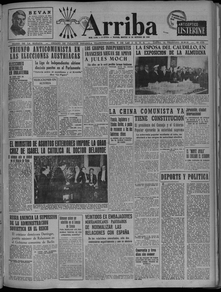 Miniatura de Arriba del 11 de octubre de 1949