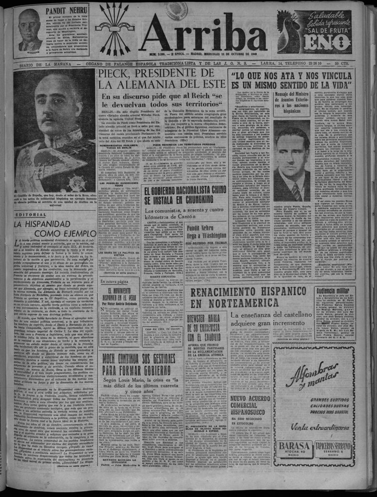 Miniatura de Arriba del 12 de octubre de 1949