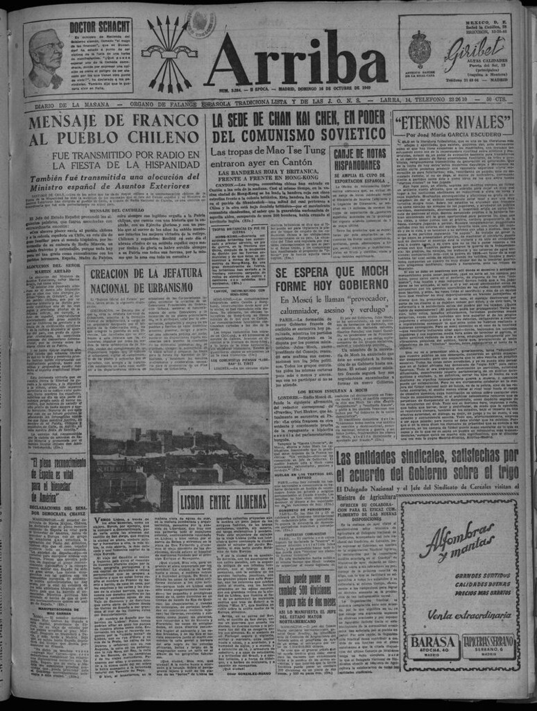 Miniatura de Arriba del 16 de octubre de 1949