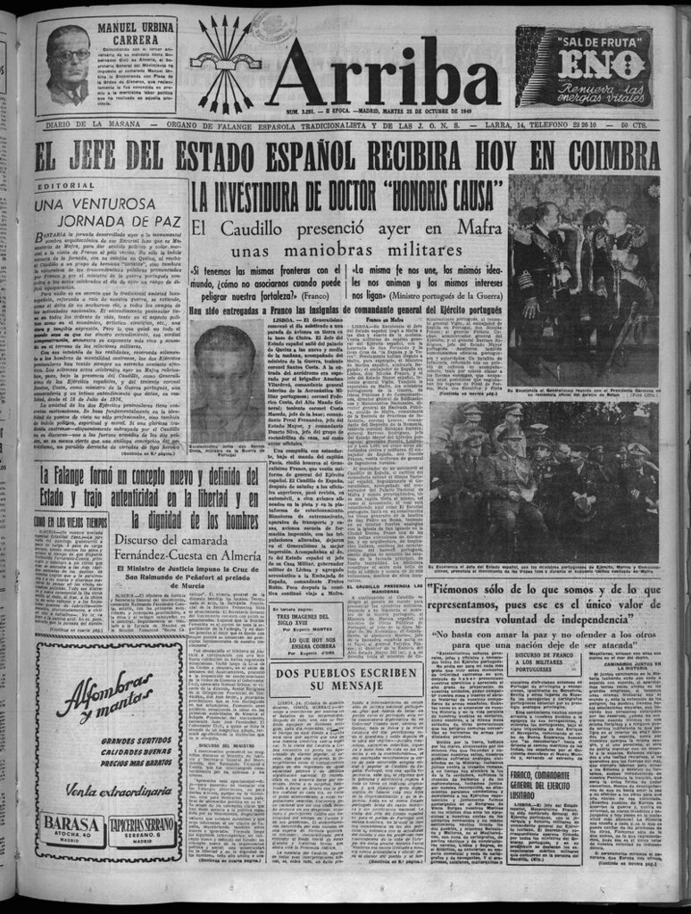 Miniatura de Arriba del 25 de octubre de 1949