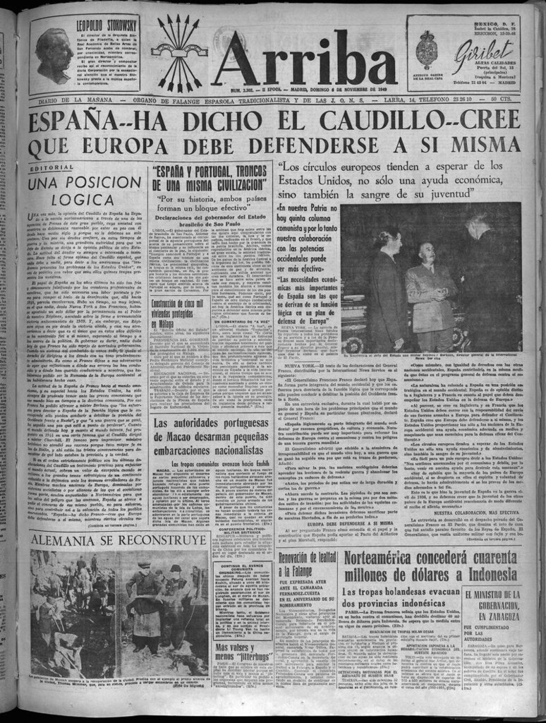 Miniatura de Arriba del 6 de noviembre de 1949