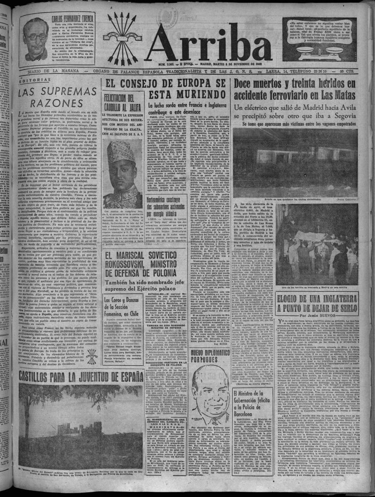 Miniatura de Arriba del 8 de noviembre de 1949