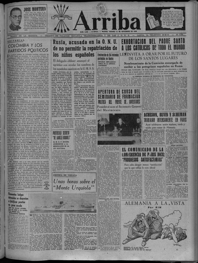 Miniatura de Arriba del 11 de noviembre de 1949