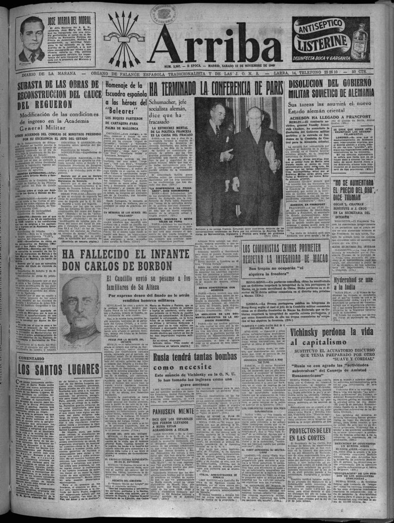 Miniatura de Arriba del 12 de noviembre de 1949