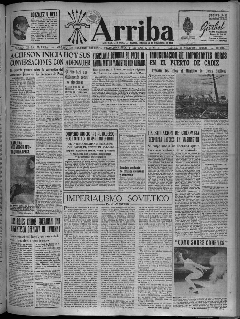 Miniatura de Arriba del 13 de noviembre de 1949