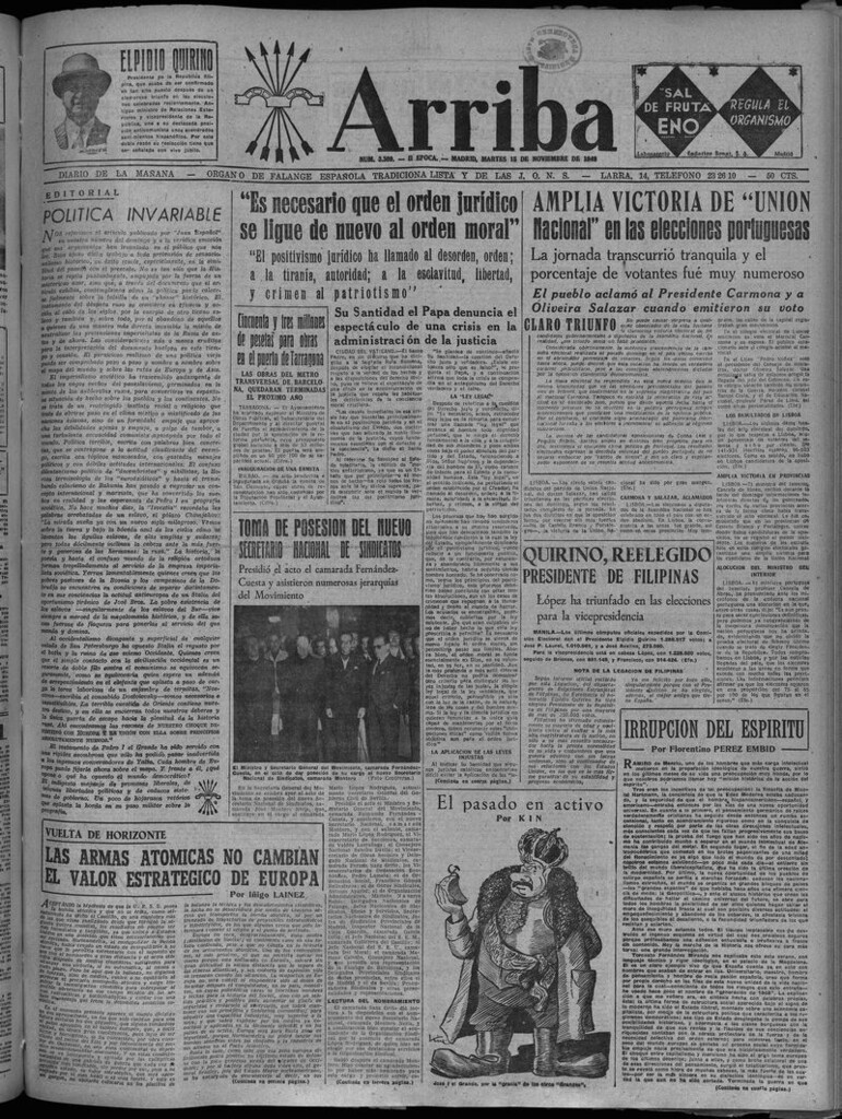 Miniatura de Arriba del 15 de noviembre de 1949