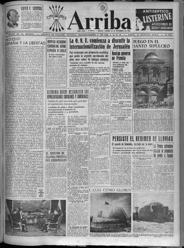 Miniatura de Arriba del 25 de noviembre de 1949