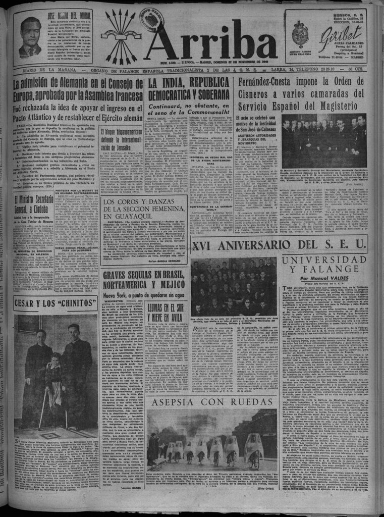 Miniatura de Arriba del 27 de noviembre de 1949