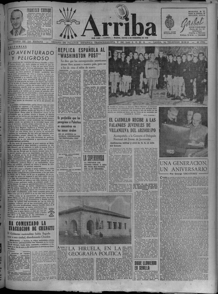 Miniatura de Arriba del 1 de diciembre de 1949
