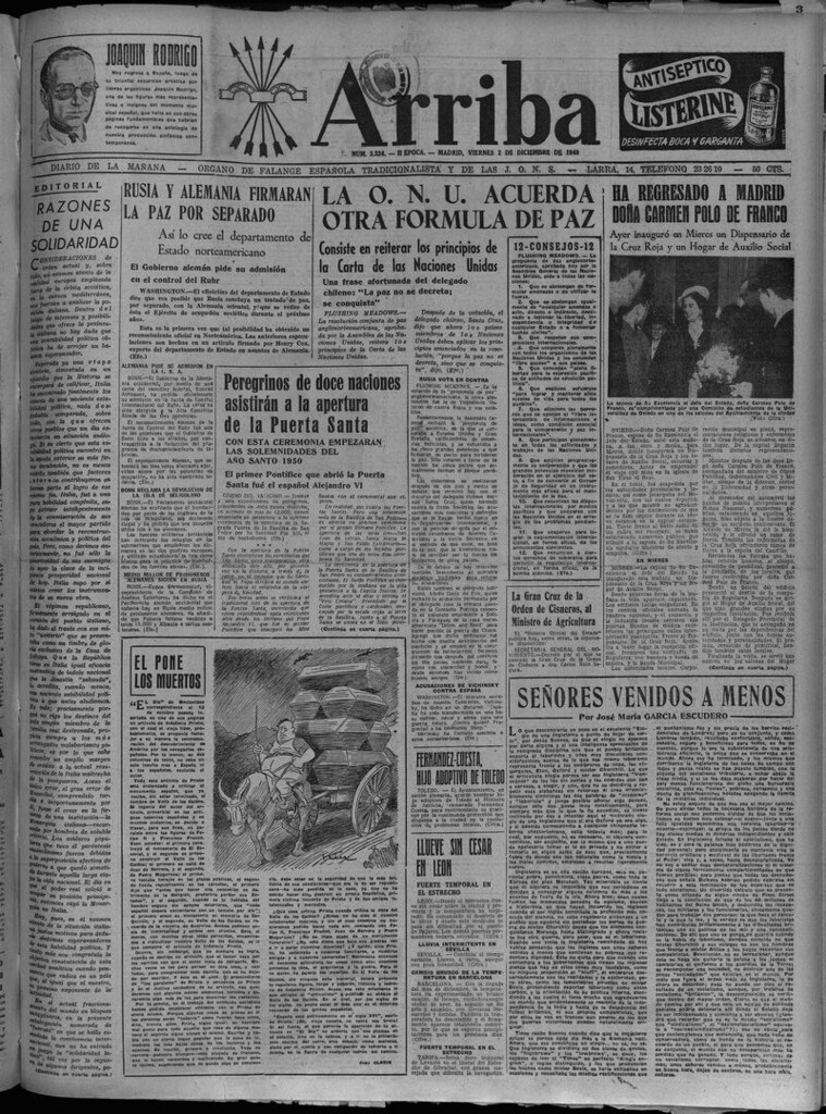 Miniatura de Arriba del 2 de diciembre de 1949