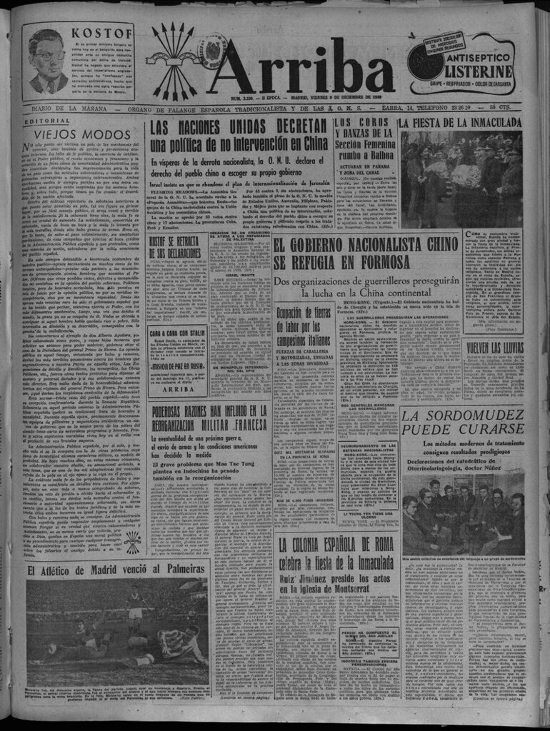 Miniatura de Arriba del 9 de diciembre de 1949