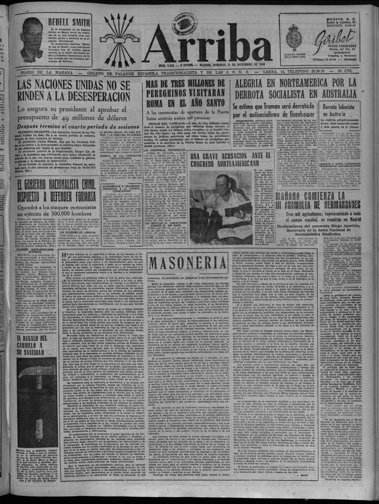 Miniatura de Arriba del 11 de diciembre de 1949