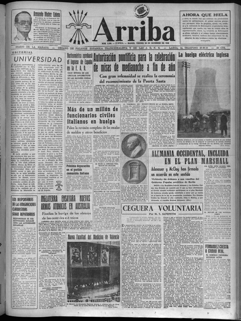 Miniatura de Arriba del 16 de diciembre de 1949