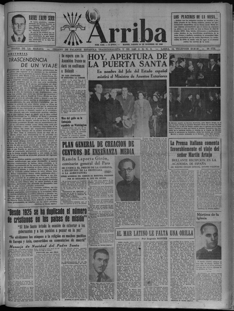 Miniatura de Arriba del 24 de diciembre de 1949
