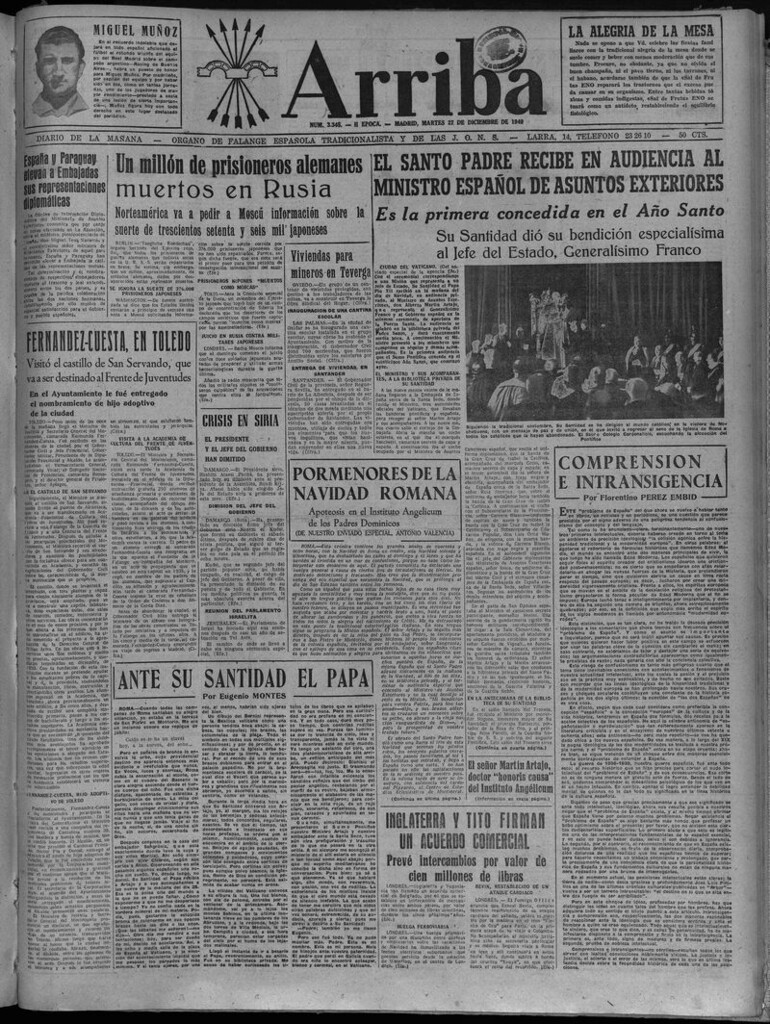 Miniatura de Arriba del 27 de diciembre de 1949