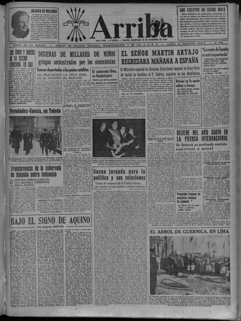 Miniatura de Arriba del 28 de diciembre de 1949