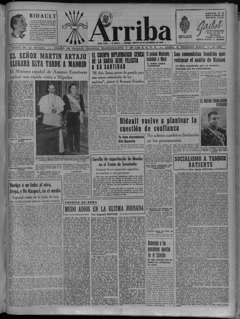 Miniatura de Arriba del 29 de diciembre de 1949